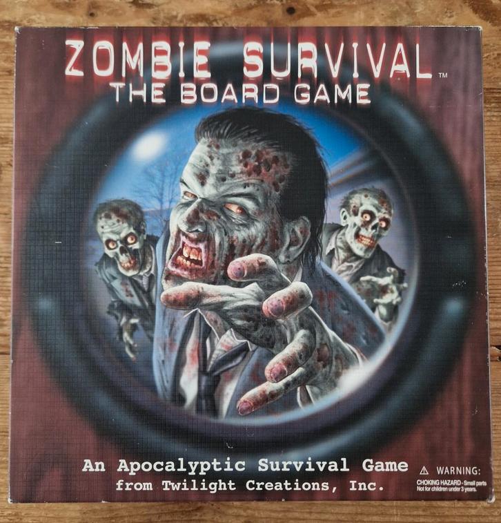 Zombie survival the boardgame, Hobby en Vrije tijd, Gezelschapsspellen | Bordspellen, Zo goed als nieuw, Een of twee spelers, Drie of vier spelers