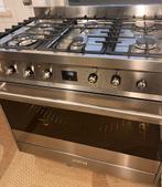 Smeg gasfornuis 6 pits met electronische oven, Witgoed en Apparatuur, Fornuizen, Ophalen, Gebruikt, 60 cm of meer, Energieklasse A of zuiniger