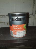 Sikkens Cetol Novatech beits voor buiten. , Doe-het-zelf en Verbouw, Verf, Beits en Lak, Ophalen of Verzenden, Nieuw, Beits