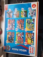 Paw patrol puzzel. Mega pack met 10 puzzels, 10 tot 50 stukjes, 4 tot 6 jaar, Ophalen of Verzenden, Zo goed als nieuw