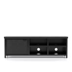 Tv-meubel 1 Deur/open vakken 160x 40x50 Zwart  actie prijs, Nieuw, Minder dan 100 cm, 25 tot 50 cm, Metaal