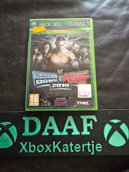 WWE Smackdown vs Raw 2010 classics - xbox 360, Spelcomputers en Games, Games | Xbox 360, Zo goed als nieuw, 3 spelers of meer