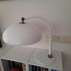 verstelbare vintage wit metalen Hala lamp jaren 60 70 design, Huis en Inrichting, Ophalen, Gebruikt, Metaal