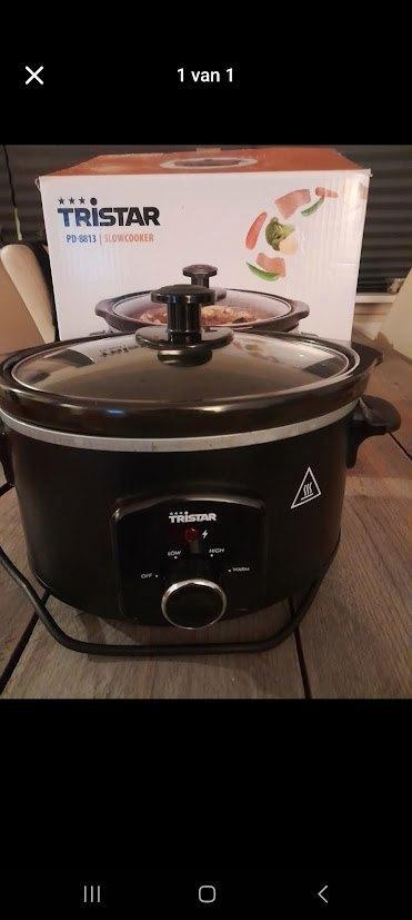 Tristar Slowcooker 3,5 L, Witgoed en Apparatuur, Slowcookers, Zo goed als nieuw, Timer, Vaatwasmachinebestendig, Ophalen of Verzenden