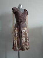 XANDRES 100% zijden rok, maat 36 Nieuw met kaartje, Bruin, Nieuw, Ophalen of Verzenden, Knielengte