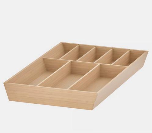 2x Ikea Updatera bestek en keukengerei bak, Huis en Inrichting, Keuken | Bestek, Zo goed als nieuw, Hout, Ophalen