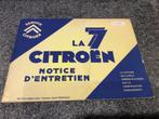 Citroen Traction Avant Instructieboek (Frans), Auto diversen, Ophalen of Verzenden