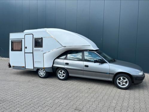 Heku car camper - Opel Astra, Caravans en Kamperen, Campers, Bedrijf, tot en met 2, Half-integraal, Overige merken, Benzine, 5 tot 6 meter