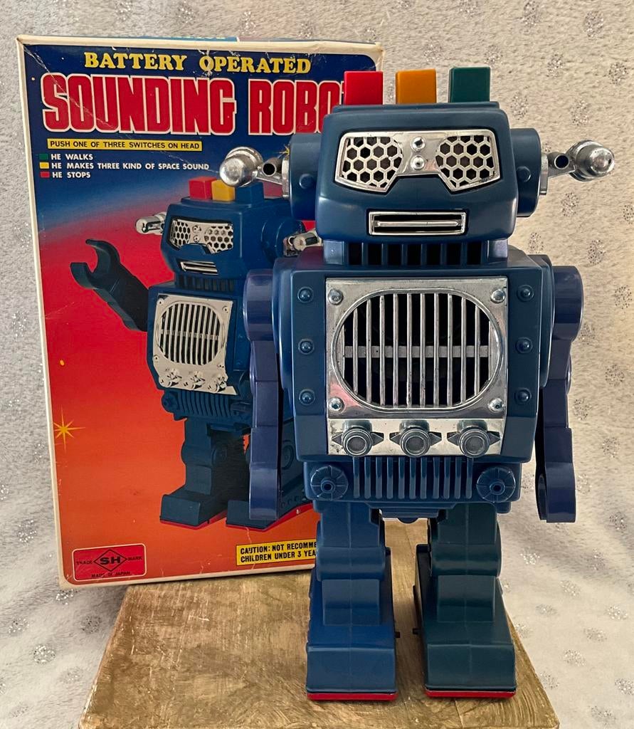 Antieke Sounding robot van Horikawa in originele doos, Ophalen of Verzenden