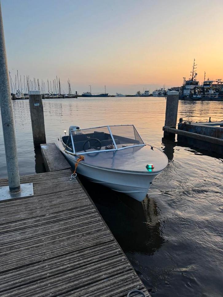 Speedboot met 15 pk 4 takt honda buitenboordmotor, Watersport en Boten, Accessoires en Onderhoud, Gebruikt, Ophalen
