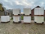 1000 liter vat/ibc vat regenton waterton, drinkbak, waterbak, Tuin en Terras, Met kraantje, Kunststof, Gebruikt, 150 liter of meer