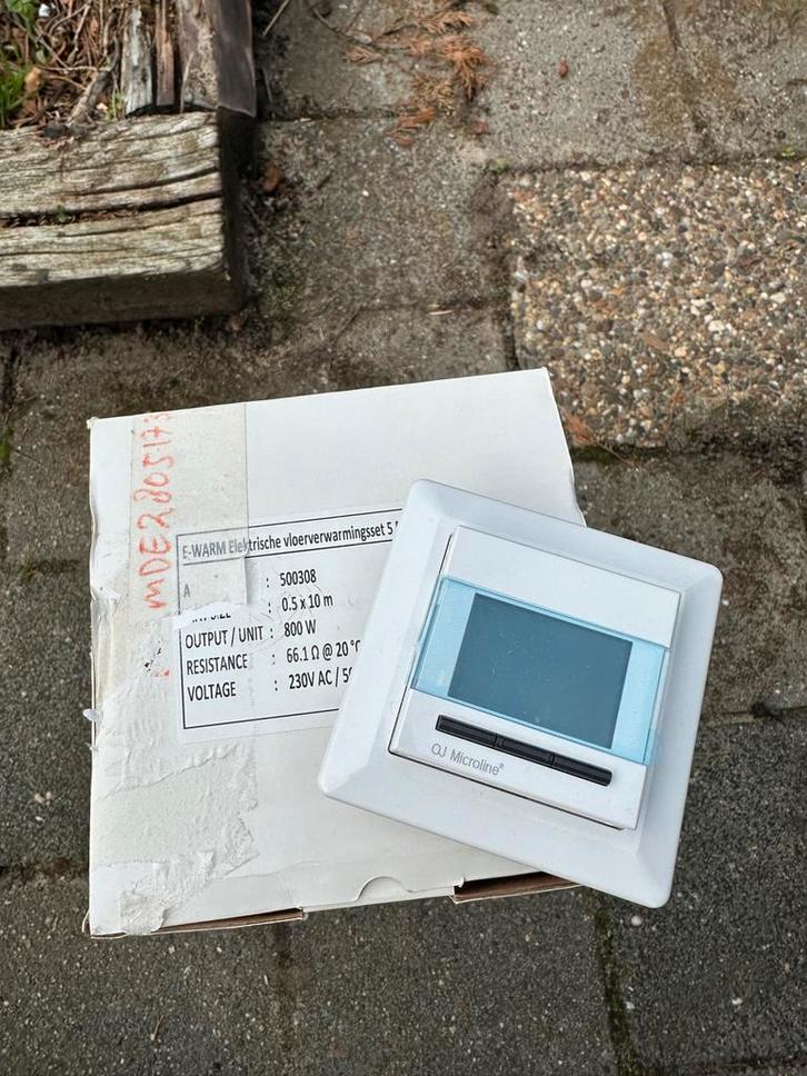 Elektrische Vloerverwarming - Nieuw in doos!, Doe-het-zelf en Verbouw, Verwarming en Radiatoren, Nieuw, Ophalen of Verzenden