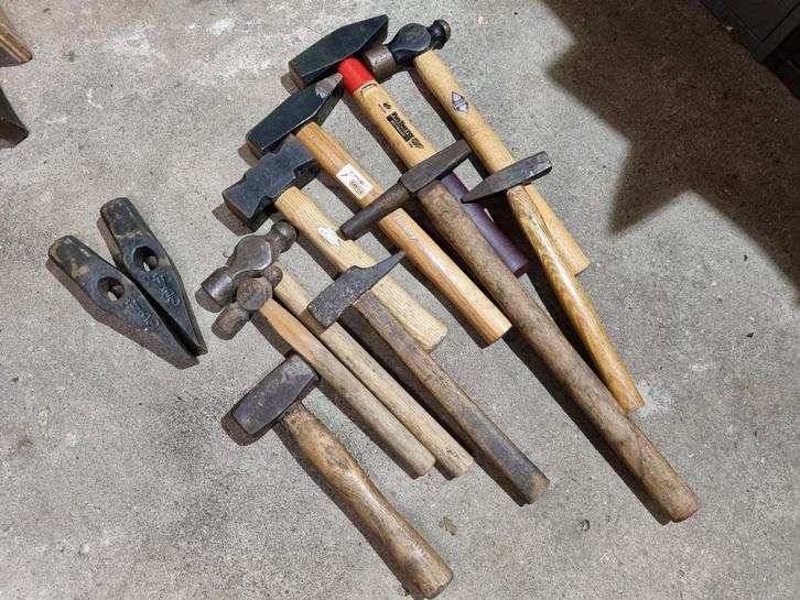 Smeedhamer, hamers, aambeeld, smederij, smidse, werkplaats, Antiek en Kunst, Antiek | Gereedschap en Instrumenten, Ophalen of Verzenden