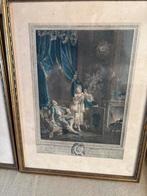 2 Prachtige franse gravures Le carquois epuise, Ophalen of Verzenden