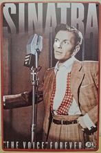 Frank Sinatra the voice forever metalen reclamebord wandbord, Ophalen of Verzenden, Nieuw, Foto of Kaart