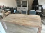 Massief eiken eettafel, Huis en Inrichting, Tafels | Eettafels, Ophalen, Gebruikt, 100 tot 150 cm, Eikenhout