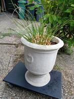 BLOEMPOT MET PAMPASGRAS, Tuin en Terras, Bloempotten, Ophalen, Gebruikt, 40 cm of meer, Rond