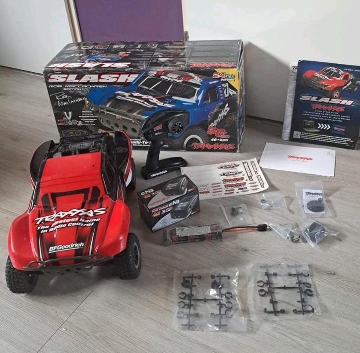 Leuke Traxxas slash 2wd, Hobby en Vrije tijd, Modelbouw | Radiografisch | Auto's, Gebruikt, Auto offroad, Elektro, Schaal 1:10