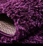 Paars Rond Vloerkleed - 160cm -, Huis en Inrichting, Stoffering | Tapijten en Kleden, Ophalen, Overige kleuren, 150 tot 200 cm