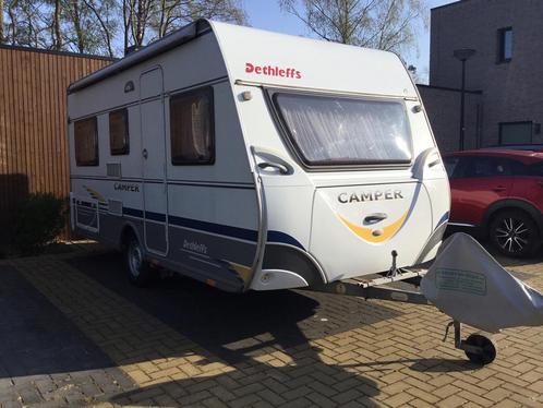 Dethleffs camper 2008 met stalling, verlaagde prijs, Caravans en Kamperen, Caravans, Particulier, tot en met 4, 1000 - 1250 kg