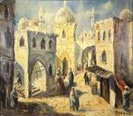 603. Olieverfschilderij, Ferrari – eerste helft 20e eeuw, Antiek en Kunst, Kunst | Schilderijen | Klassiek, Ophalen of Verzenden