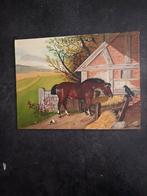 Engels paarden schilderij., Dieren en Toebehoren, Paarden en Pony's | Overige Paardenspullen, Ophalen of Verzenden