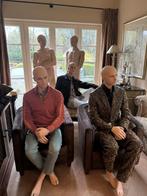 Realistische Heren  etalage-paspoppen van (4x), Hobby en Vrije tijd, Naaien en Fournituren, Ophalen, Zo goed als nieuw, Paspop