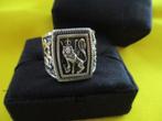 Prachtige zilveren Rasta Rastafari Lion of Judah ring, 20 of groter, Verzenden, Heer, Nieuw