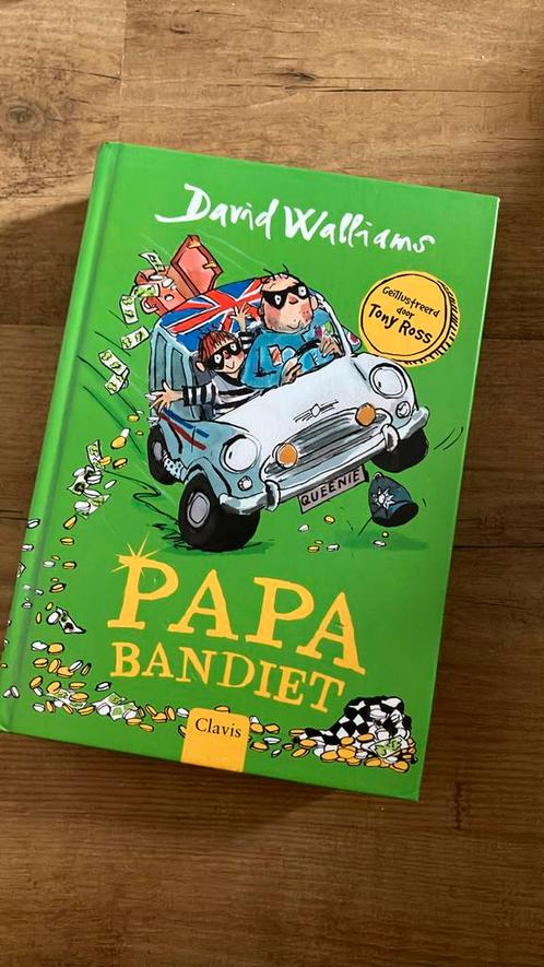 David Walliams - Papa bandiet, Boeken, Kinderboeken | Jeugd | onder 10 jaar, Zo goed als nieuw, Ophalen