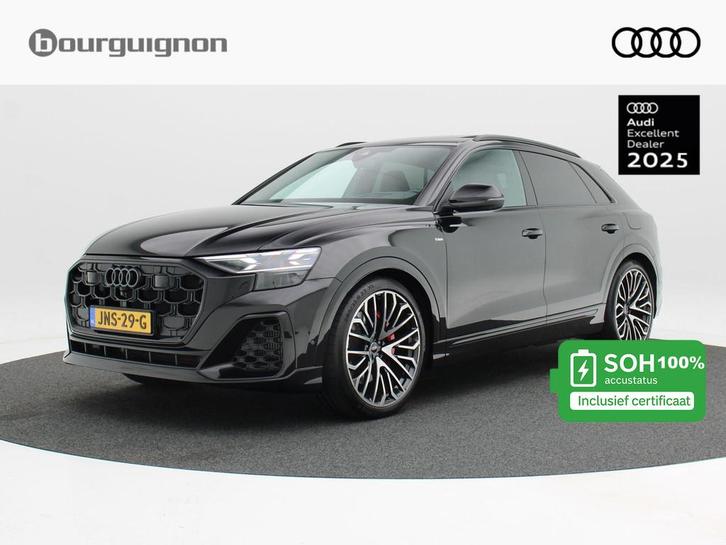 Audi Q8 60 TFSi e 490 Pk quattro S-Line Competition | Adapti, Auto's, Audi, Bedrijf, Te koop, Q8, 360° camera, 4x4, ABS, Achteruitrijcamera