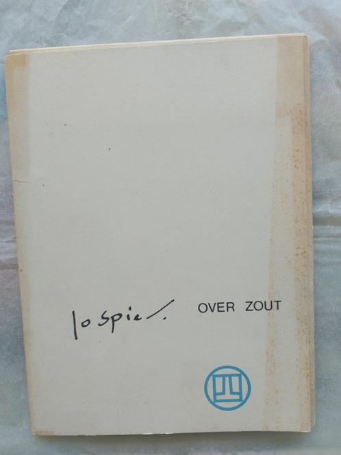 Boekje Jo Spier over zout, Boeken, Kunst en Cultuur | Beeldend, Gelezen, Schilder- en Tekenkunst, Ophalen of Verzenden