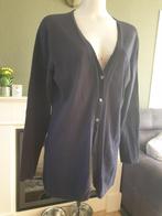 Blanche lang blauw vest cardigan XXL 46 | Gratis Verzenden, Maat 46/48 (XL) of groter, Zo goed als nieuw, Blanche, Verzenden