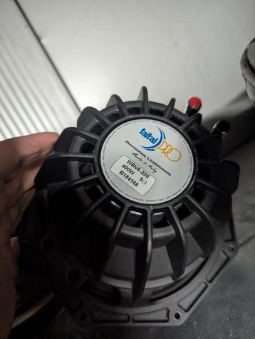 ✅Faital pro w8n8-200 (8 inch) mid drivers zgan  beschikbaar voor biedingen