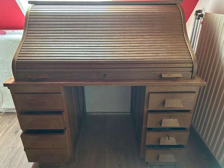 Antieke rolbureau/ secretaire, Antiek en Kunst, Antiek | Kantoor en Zakelijk, Ophalen