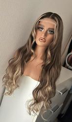 Balayage asbruin haarwerk lace wig pruik echt haar haarstuk, Ophalen, Nieuw, Pruik of Haarverlenging