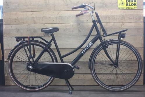 Explore dames transportfiets 3v mat zwart met garantie, Fietsen en Brommers, Fietsen | Dames | Damesfietsen, Gebruikt