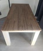 Lizzano Eettafel - Acacia blad, witte poten, Huis en Inrichting, Tafels | Eettafels, Ophalen, Nieuw, 50 tot 100 cm, Vijf personen of meer