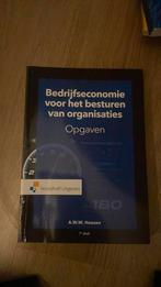 Bedrijfseconomie voor het besturen van organisaties-opgaven, Ophalen of Verzenden, Zo goed als nieuw, A.W.W. Heezen, Nederlands
