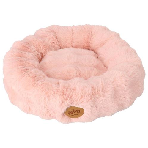 Kattenmand Fluffy donutmand Liva roze 60 cm nu voor € 24,95, Dieren en Toebehoren, Kattenmanden, Nieuw, Ophalen of Verzenden