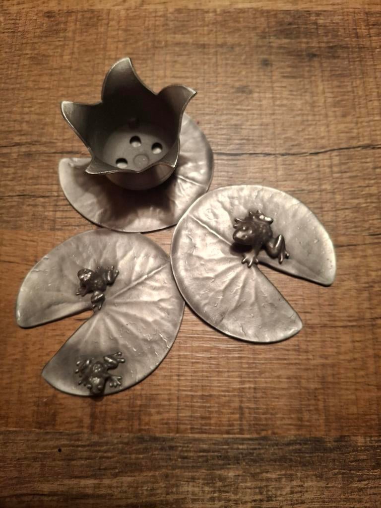 Kaarsenhouder ., Ophalen of Verzenden, Zo goed als nieuw, Metaal, Minder dan 25 cm