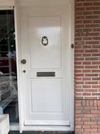 Hardhouten voordeur,, Ophalen, 80 tot 100 cm, 200 tot 215 cm, Hout