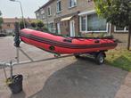 quicksilver 380 rubber boot, Watersport en Boten, Aluminium, Zo goed als nieuw, Benzine, Minder dan 70 pk