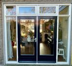 Achterpui jaren ' 30 woning met openslaande deuren, Gebruikt, Deurkozijn, 150 tot 225 cm, Inclusief glas