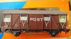 voor Märklin H0: PTT Post wagon Gs NS bruin van Roco, Hobby en Vrije tijd, Modeltreinen | H0, Gebruikt, Gelijkstroom, Wagon, Ophalen of Verzenden