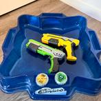 Beyblade arena met tollen en launchers, Ophalen, Zo goed als nieuw