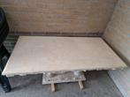 Fossiel salon tafel, Ophalen, Rechthoekig, 50 tot 100 cm, Minder dan 50 cm
