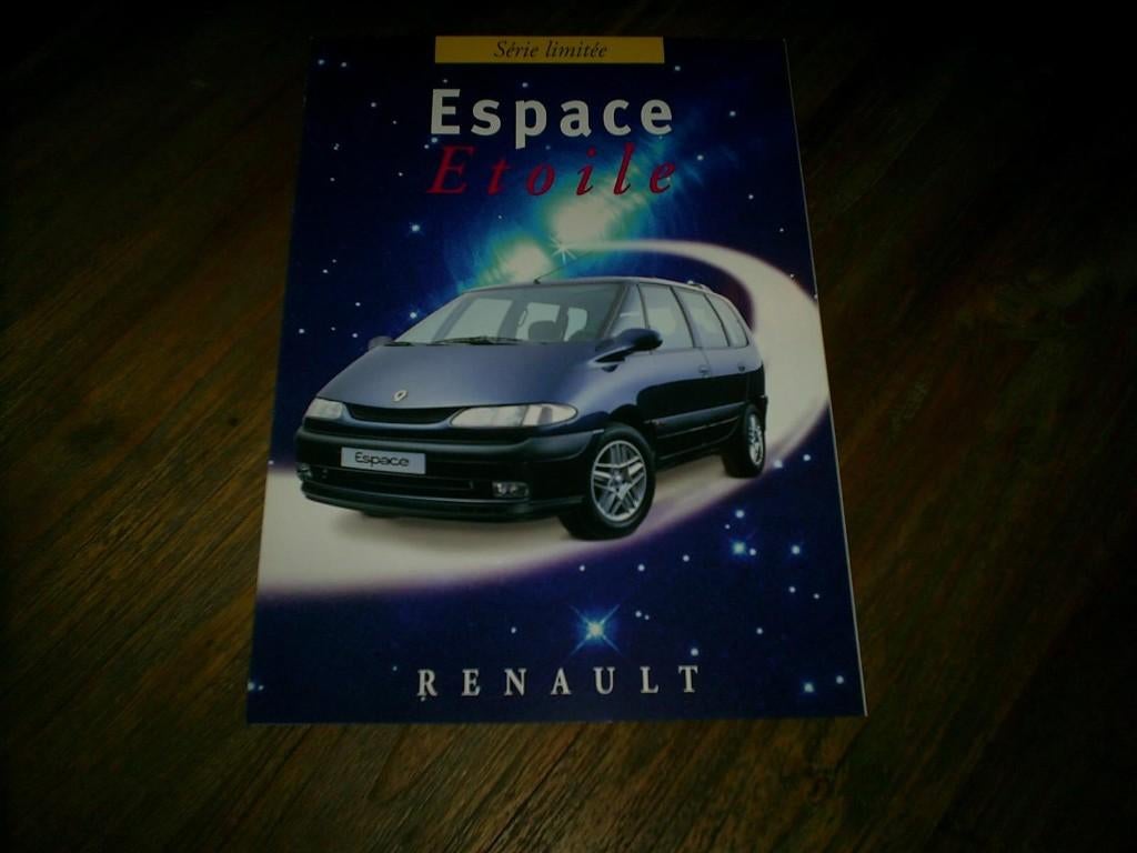 Renault Espace Etoile Serie Limitee 1999 6 pag., Verzenden, Zo goed als nieuw, Renault
