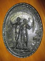 reliëf Wanddeco romantische scene, UNIEK in deze bronskleur!, Ophalen of Verzenden