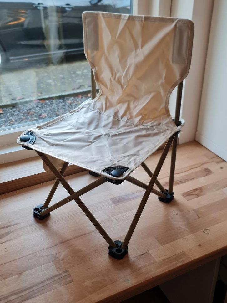 Opvouwbare mini stoel, Nieuw in opbergtas 5 stuks (prijs ps), Caravans en Kamperen, Kampeermeubelen, Nieuw, Campingstoel, Ophalen
