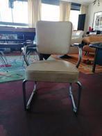 gebruikt als bureau stoel (periode gispen), Huis en Inrichting, Stoelen, Ophalen, Gebruikt, Overige kleuren, Leer